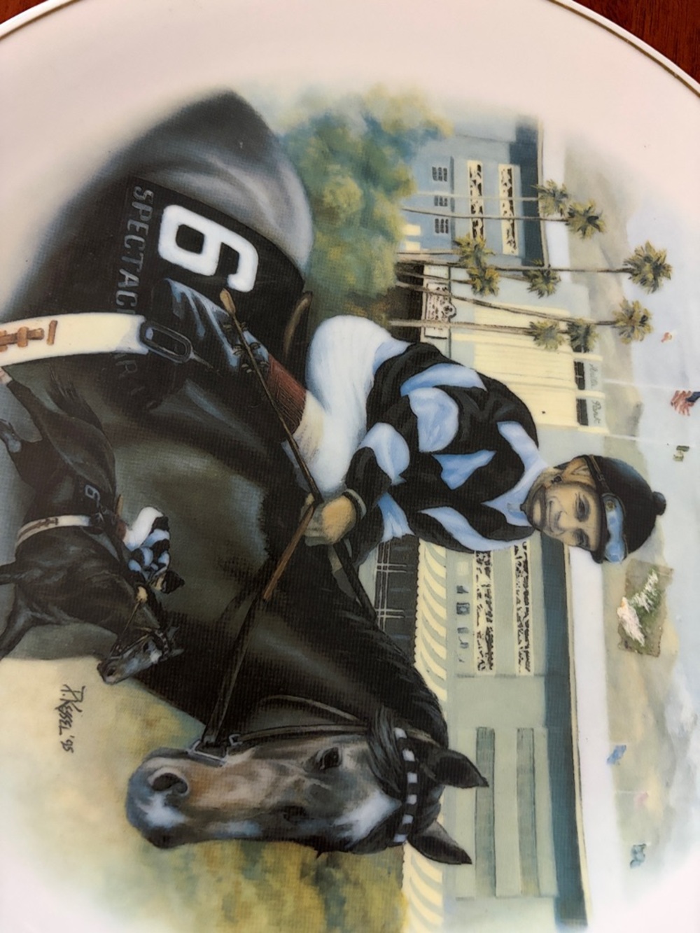 Vintage 1996 Santa Anita Park Limited Edition Collector’s Plate